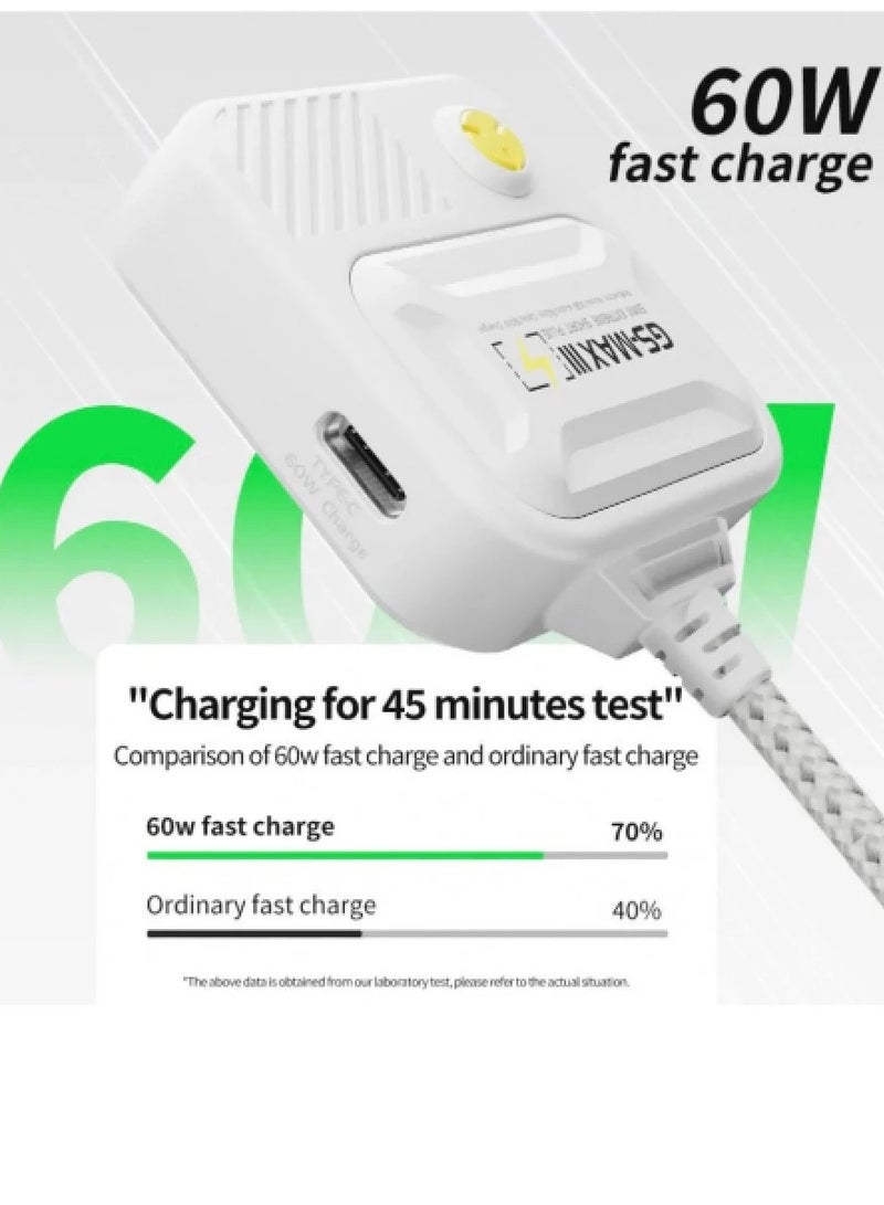 Plextone Gs Max 4 in 1 Type C to 3.5mm USB Adapter Converter 60W Earphone Pd Gaming Headset Aux Audio Adapter for Phone iPad - Image 5