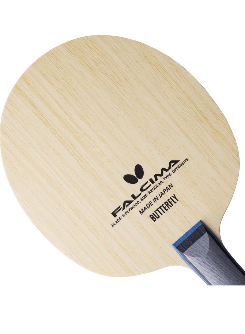 Butterfly Falcima Table Tennis Blade 5 Ply All Wood Blade Professional Butterfly Table Tennis Blade FL (Flared) Handle Styles Made in Japan 4906901206793 - Image 2