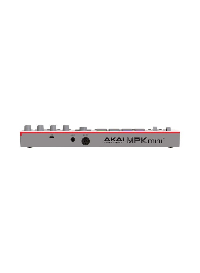 Akai Professional MPK Mini IV 25-Key MIDI Controller - White - Image 3