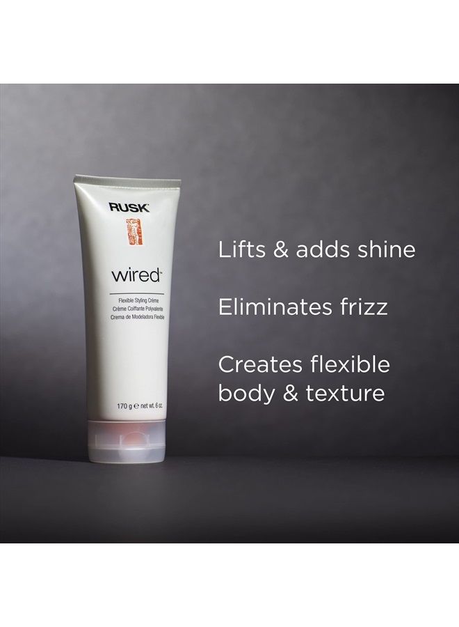 Rusk Designer Collection Wired Flexible Styling Creme, Lifts, Shines, and Creates Soft, Gravity-Defying Body, 6 oz - Image 3