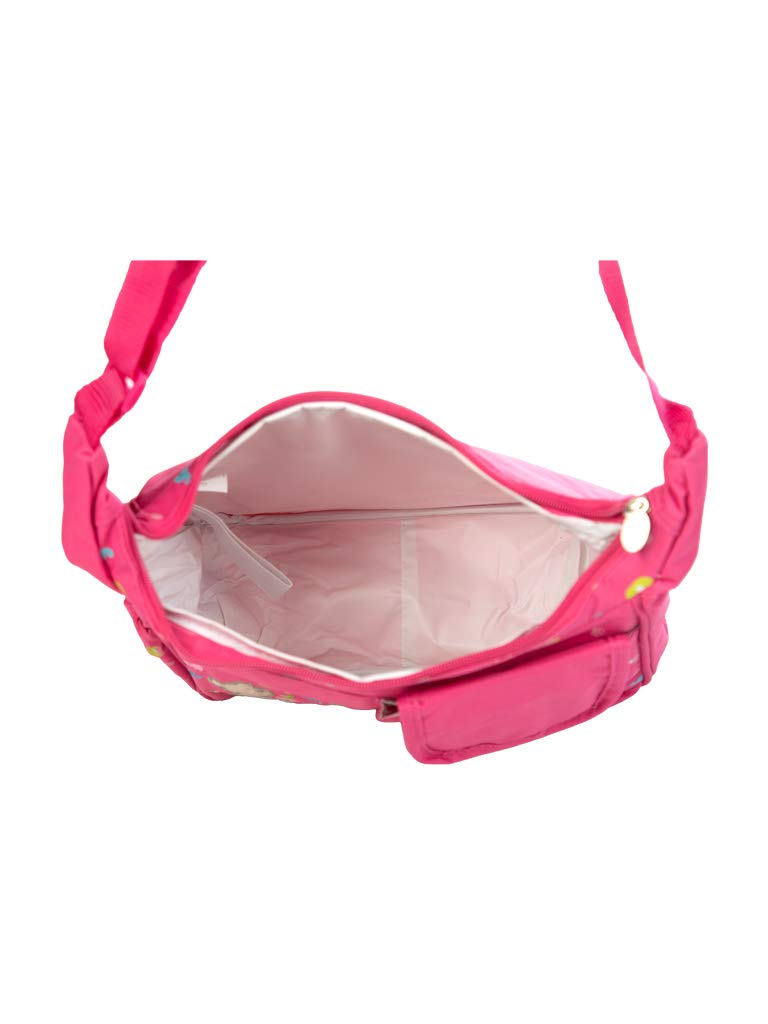 Mee Mee Durable Nursing Maternity Diaper Multifunctional Adjustable Spacious Shoulder Strap Stylish Baby Travel Bag/Mamas Bags/Diapers Bags for Kids/Baby (Pink) - Image 4