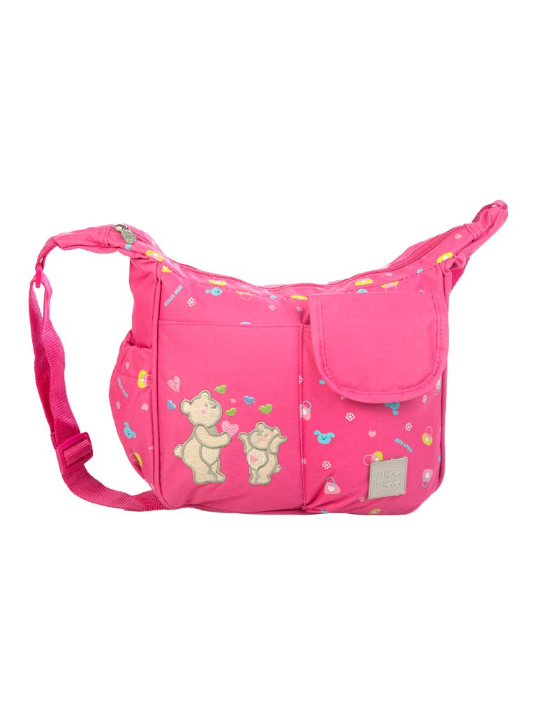 Mee Mee Durable Nursing Maternity Diaper Multifunctional Adjustable Spacious Shoulder Strap Stylish Baby Travel Bag/Mamas Bags/Diapers Bags for Kids/Baby (Pink) - Image 5