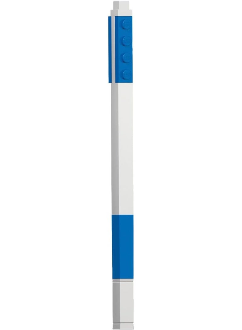 LEGO IQ Retractable Gel Pen with Blue Minifigure –, Medium Point (0.7mm), Buildable Toy Pen for Kids & Adults - IQ-53702 - Image 5