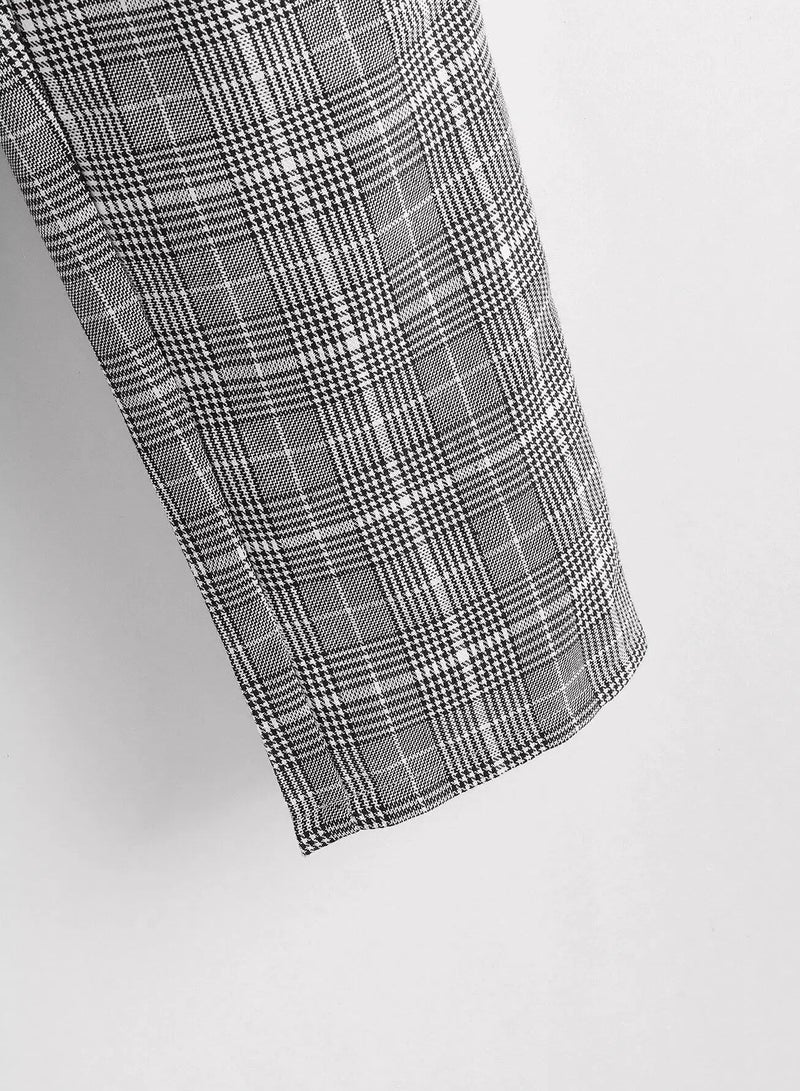 Boys Slant Pocket Houndstooth Pants - Image 4