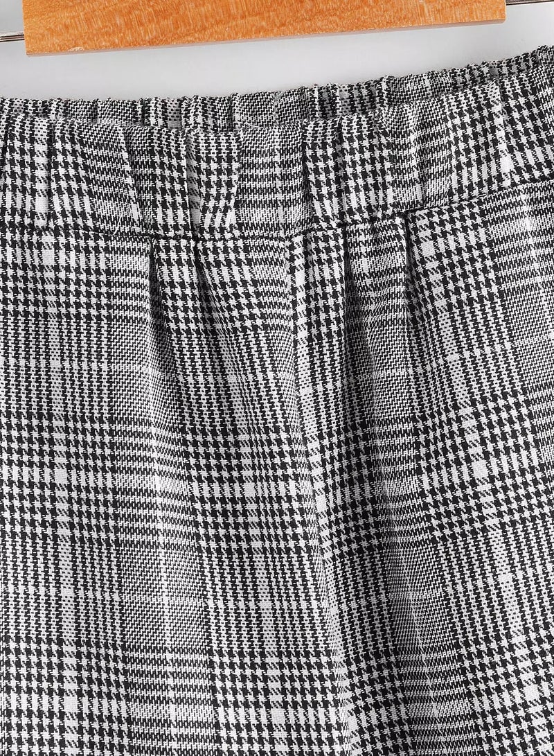 Boys Slant Pocket Houndstooth Pants - Image 3