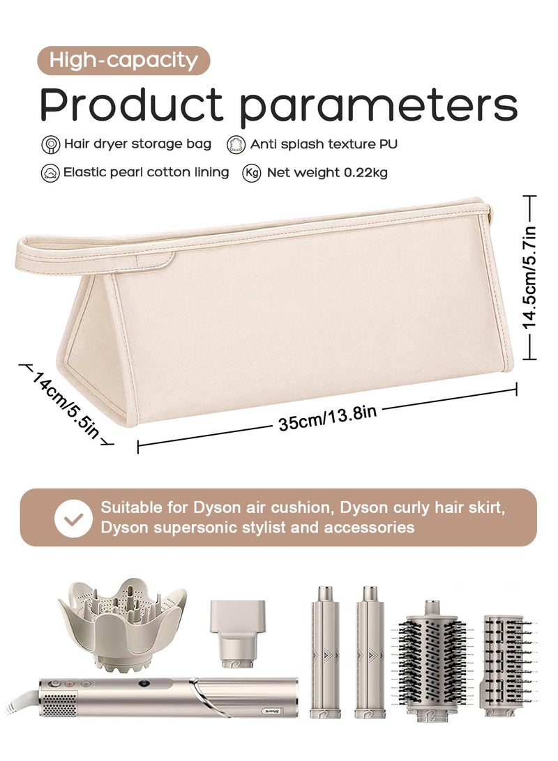 URbazaar Portable Carrying Case for Dyson Supersonic Hair Dryer, Waterproof Anti-scratch Dustproof Shockproof Protection Cosmetics Organizer Travel Storage Bag - Image 2