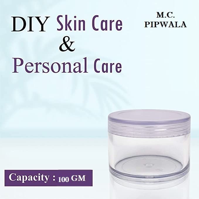 M.C. PIPWALA MC PIPWALA 100 gm Empty Transparent acrylic cosmetic Containers For CosmeticsPACK OF 3  - Image 2