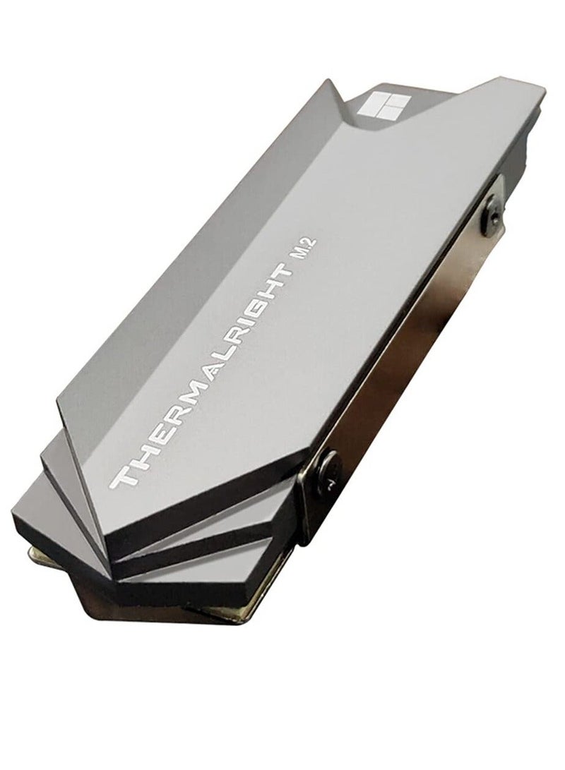 Y&D M.2 Heatsink NVME 2280 SSD Heat Sink Support Single Double Sided M2 Cooling with Thermal Silicone Pads Cooler for Computer PC PS5 PCIE or NGFF SATA Installation - Image 1