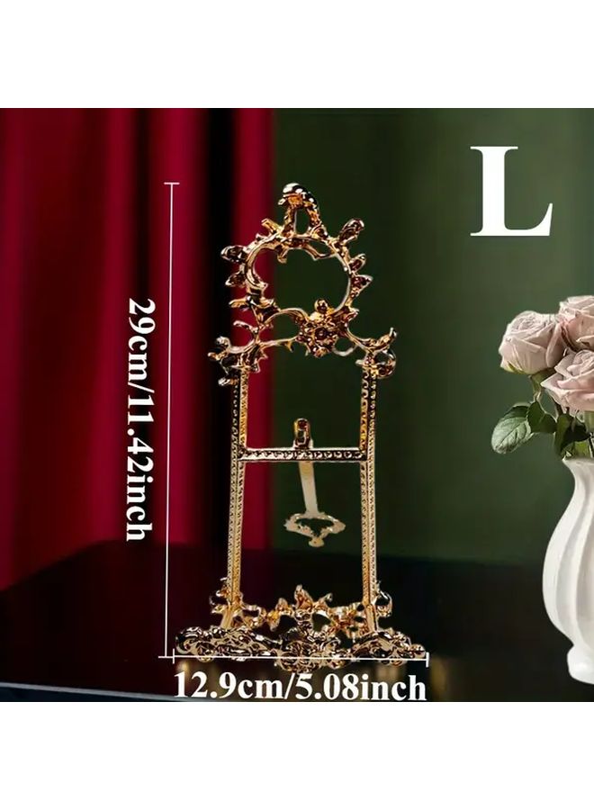 Bohemian Antique Picture Frame And Plate Holder Display Stand Pattern Style L - Image 1