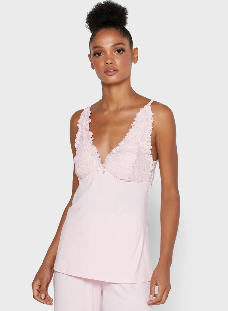 Harmony Lace Detail Pyjama Set