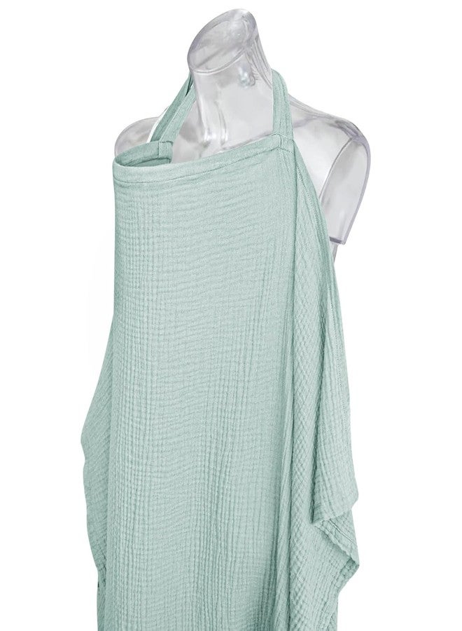 EGNORE Nursing Cover for Baby Breastfeeding, Breathable 100% Cotton Breastfeeding Cover with Rigid Hoop for Mother Nursing Apron - Image 4