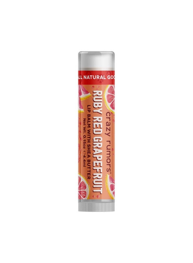 crazy rumors Lip Balm With Shea Butter Ruby Red Grapefruit 0 15 Oz 4 4 Ml - Image 1