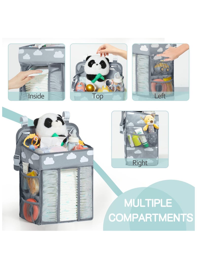 general Baby Changing Table Organiser for Hanging Nappy Organiser Baby Bed Hanging Storage Changing Organiser Hanging Organiser Storage - Image 3
