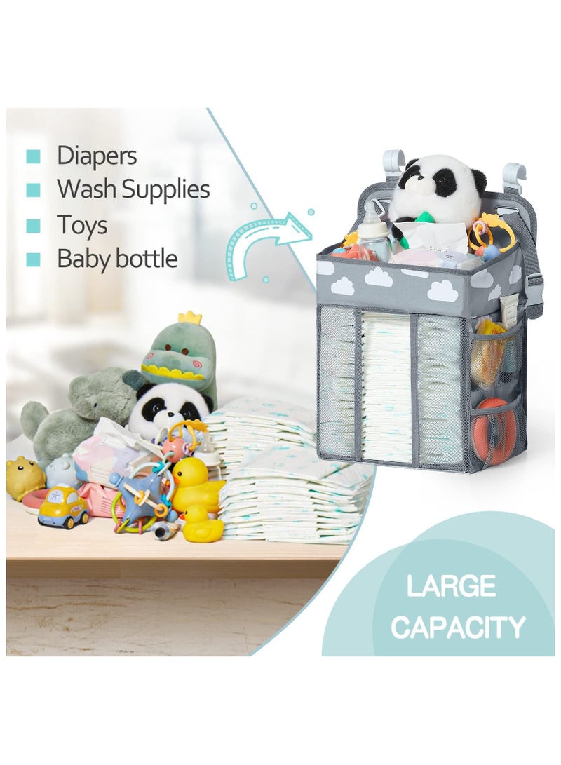 general Baby Changing Table Organiser for Hanging Nappy Organiser Baby Bed Hanging Storage Changing Organiser Hanging Organiser Storage - Image 5