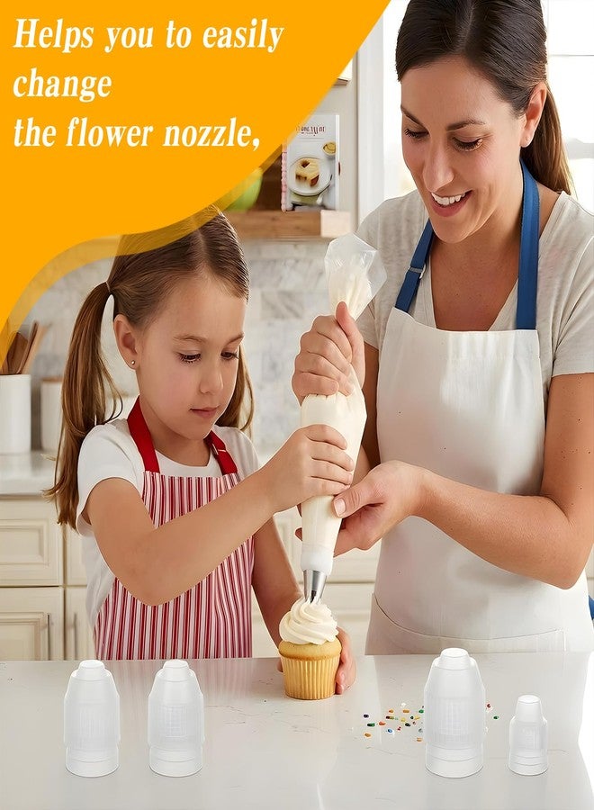 Neyauo Couplers for Piping Bags - 10 Pack Cake Decorating Coupler Plastic Piping Bag Couplers for Pipings Bags and Icing Nozzles (4 Sizes) - Image 5