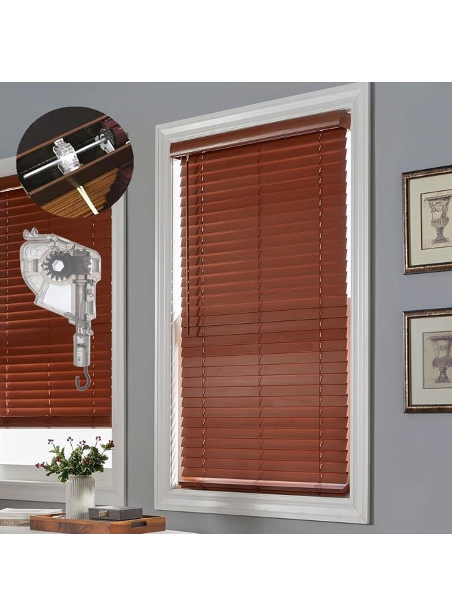 APUXON 4pcs Wand Tilter for 2" Blinds Hexagon Shaped Gear Hook Connection for 2" Low Profile Horizontal Blinds - Image 5