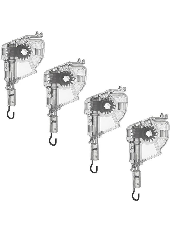 APUXON 4pcs Wand Tilter for 2" Blinds Hexagon Shaped Gear Hook Connection for 2" Low Profile Horizontal Blinds - Image 1
