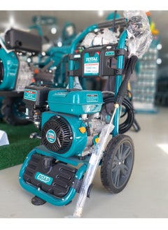 TOTAL Super Total 3100PSI Portable Gasoline Pressure Washer - Powerful Motor 6HP 4-Stroke Engine, 3-Piston Axial Pump with 2 Wheels, Ideal for Heavy-Duty Cleaning, Car, Garden, Farms & Home  - Image 3