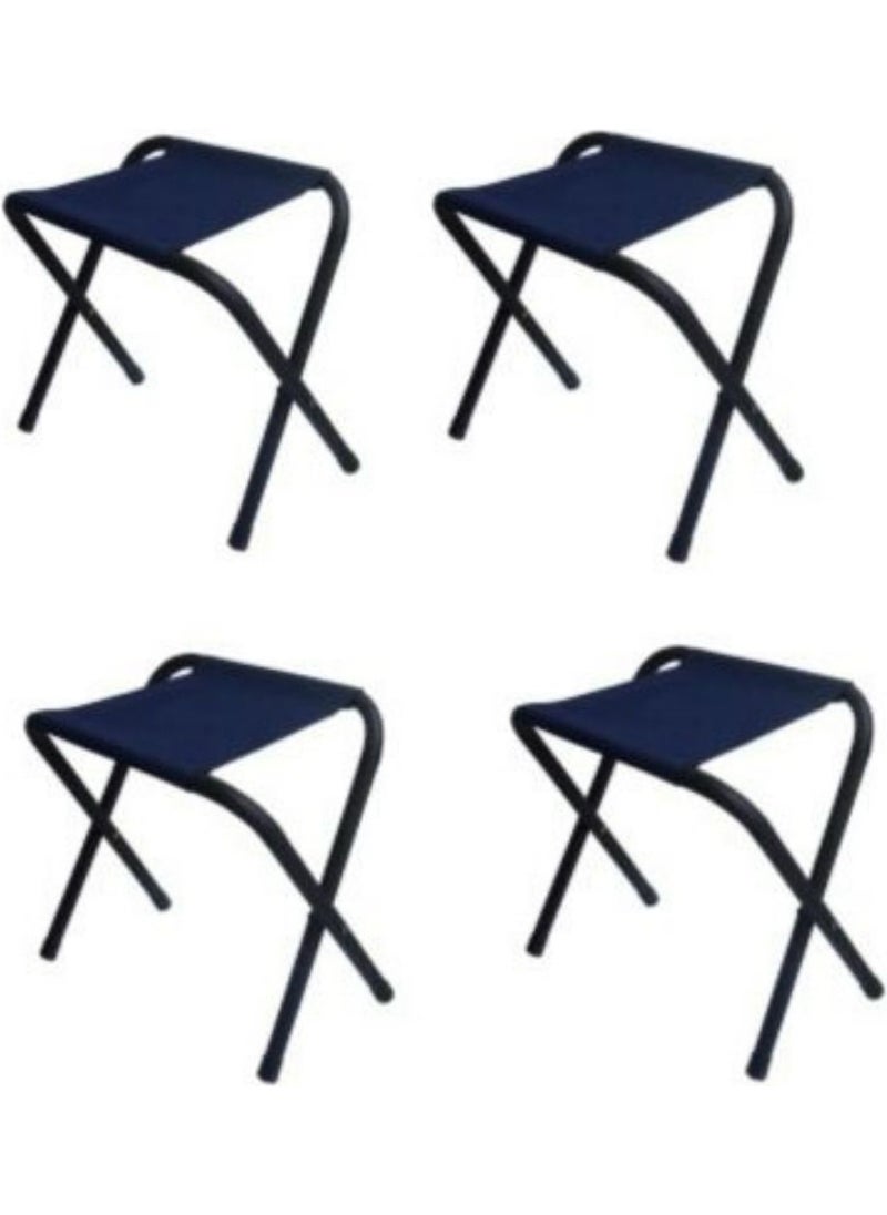 met35 Foldable Camping Stool (Fishing Stool) 4 Pieces  - Image 1