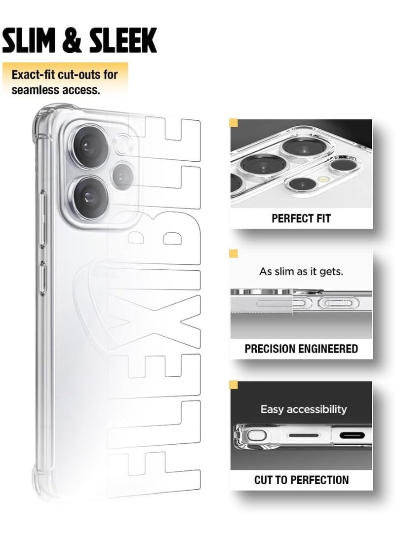 موز جراب هاتف شفاف من مادة TPU لهاتف OPPO Reno15 Pro 5G، نحيف للغاية، مقاوم للصدمات والخدوش - Image 4