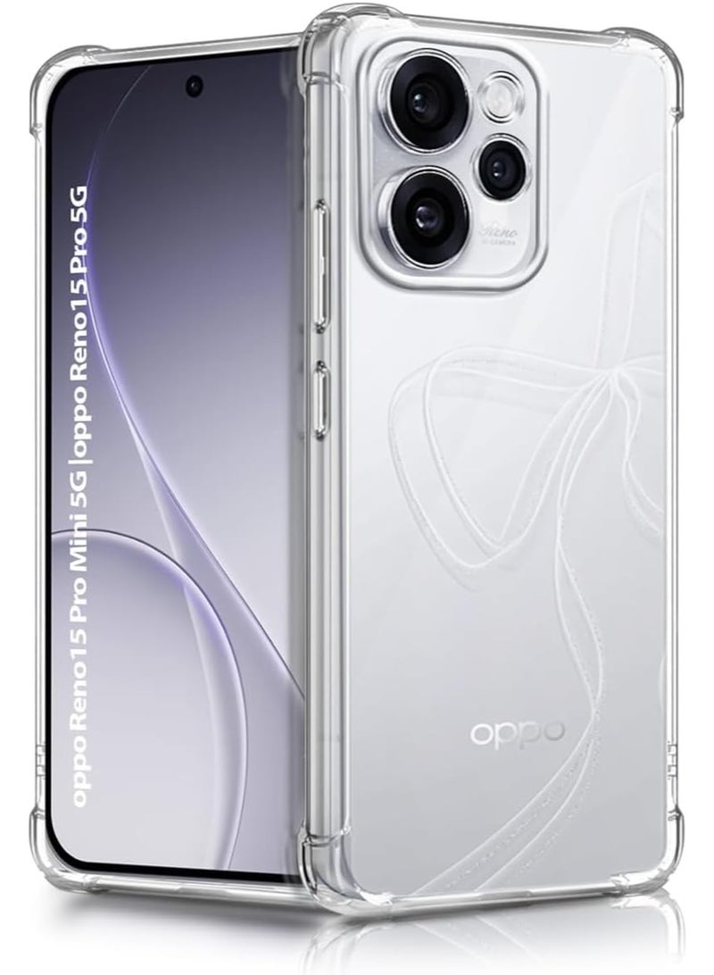 موز جراب هاتف شفاف من مادة TPU لهاتف OPPO Reno15 Pro 5G، نحيف للغاية، مقاوم للصدمات والخدوش - Image 3