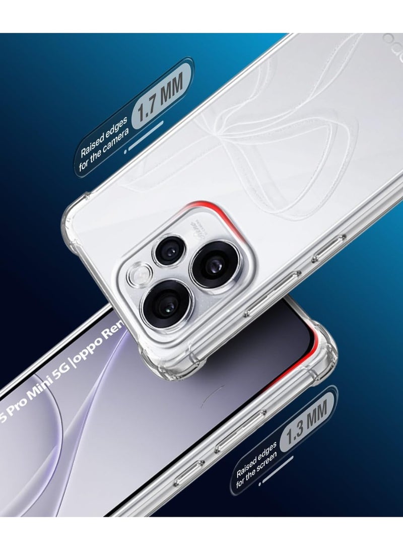 موز جراب هاتف شفاف من مادة TPU لهاتف OPPO Reno15 Pro 5G، نحيف للغاية، مقاوم للصدمات والخدوش - Image 5
