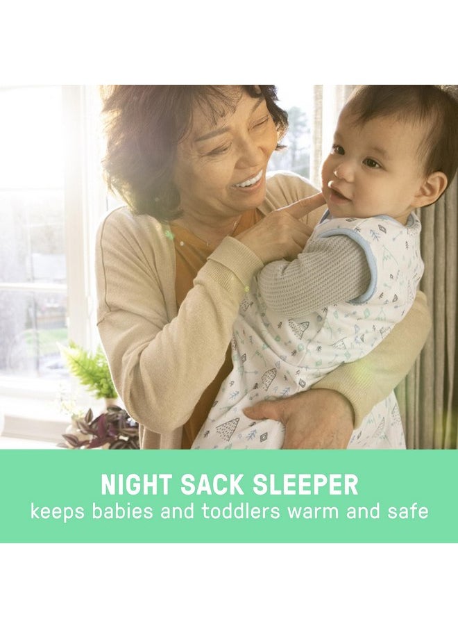 SwaddleMe - SwaddleMe by Ingenuity Night Sack Sleeper, For Ages 6-12 Months, 16-24 Pounds, Up to 30 Inches Long, 2-Pack Loose-fit Baby Swaddle Sack Wearable Blanket - Image 1