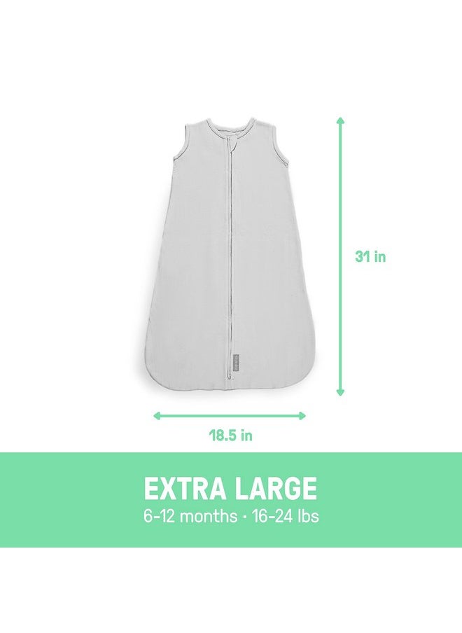 SwaddleMe - SwaddleMe by Ingenuity Night Sack Sleeper, For Ages 6-12 Months, 16-24 Pounds, Up to 30 Inches Long, 2-Pack Loose-fit Baby Swaddle Sack Wearable Blanket - Image 1