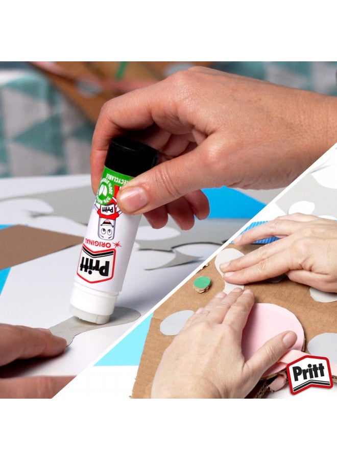 Pritt Glue Stick, Safe & Child-Friendly Craft Glue for Arts & Crafts Activities, Strong-Hold Adhesive for School & Office Supplies, 22 g (Pack of 3) - Image 4
