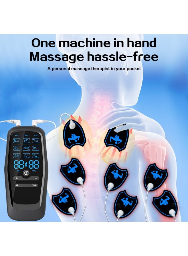 Daxiongmao Low Frequency Pulser Physiotherapy Device - EMS Muscle Stimulator + Back Pain Relief and Management (Includes Electrode Pads) - Image 2