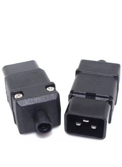 DKURVE® IEC computer ac power connector plug and socket C19 C20 16A 250V (2-SET)