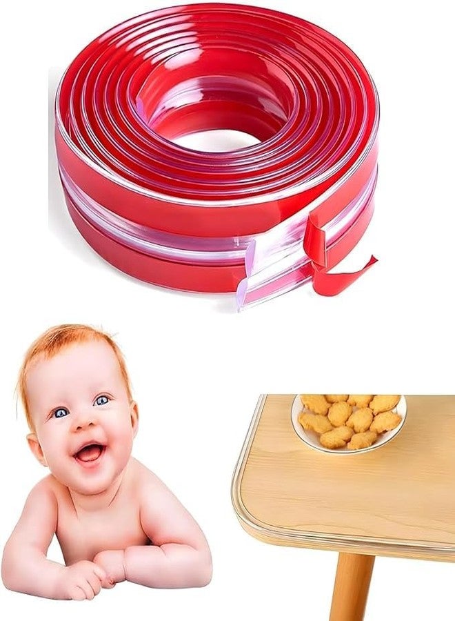 Prostuff.in® Silicone Soft Corner Protectors with Upgraded Pre-Taped Strong Adhesive, Edge Protectors for Sharp Corners of Cabinets, Child Safety Cushion for Furniture, (2 Meter) Transparent - Image 3