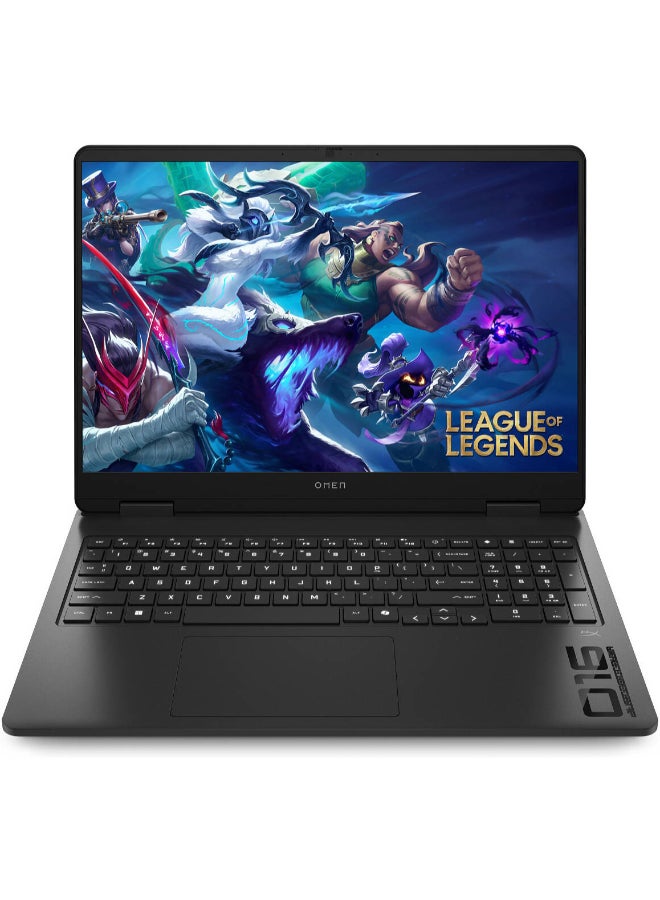 HP OMEN 16 Slim Laptop, 16" QHD 2.5K 240Hz IPS Display, Intel Core Ultra 9 285H, 16GB DDR5 RAM, 1TB SSD, NVIDIA GeForce RTX 5070 8GB, Backlit ENG Keyboard, Black English black - Image 1
