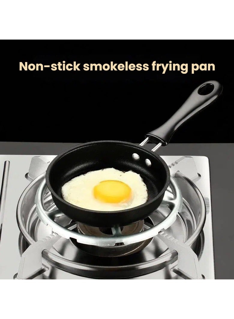 general Portable Mini Fry Pan 16cm - Multi-Stove Compatible Non-Stick Skillet Ideal for Breakfast Snacks RV Travel - Image 2
