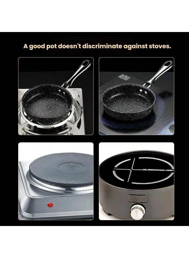 general Portable Mini Fry Pan 16cm - Multi-Stove Compatible Non-Stick Skillet Ideal for Breakfast Snacks RV Travel - Image 3