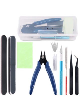 9 Pcs Model Tools Kit Hobby Building Tools Craft Set for Basic Model Building, Repairing and Fixing - pzsku/Z1C07301A7B78E31E607AZ/45/_/1714043933/e21904a9-1b96-4516-a2bc-d137b5f2f880