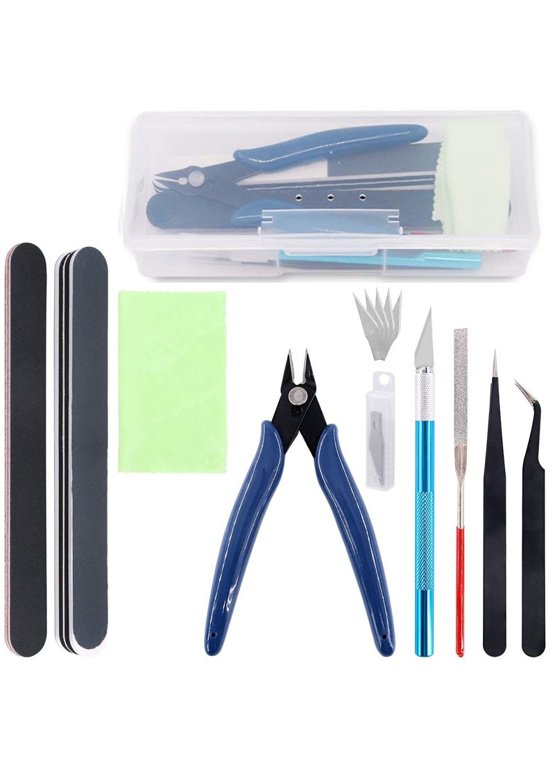BreeJooy - 9 Pcs Gundam Model Tools Kit Hobby Building Tools Craft Set for Basic Model Building, Repairing and Fixing - Image 1