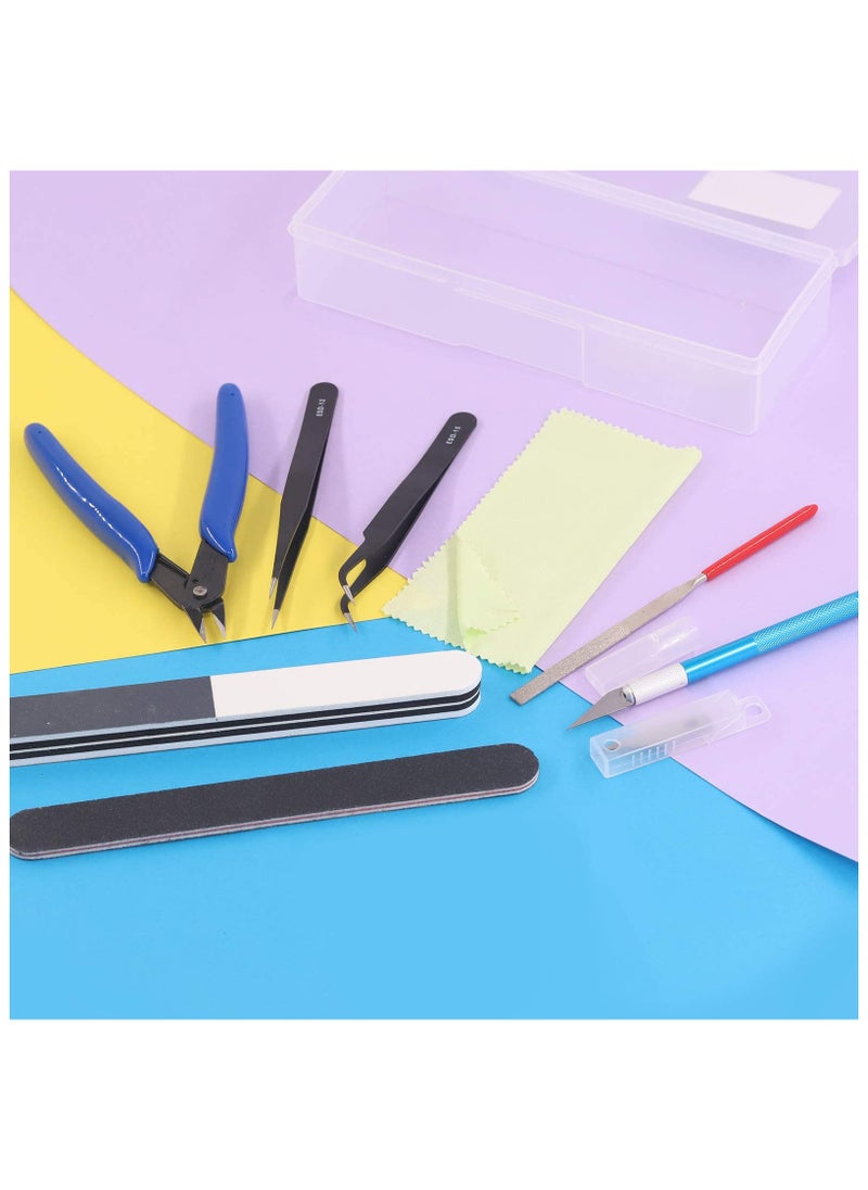 BreeJooy - 9 Pcs Gundam Model Tools Kit Hobby Building Tools Craft Set for Basic Model Building, Repairing and Fixing - Image 1