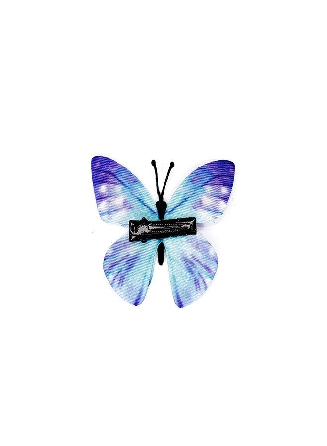 AASA Butterfly Hair Clip/Pins for Kids Hair Accessories Set of 2Pcs (Purple) - Image 4