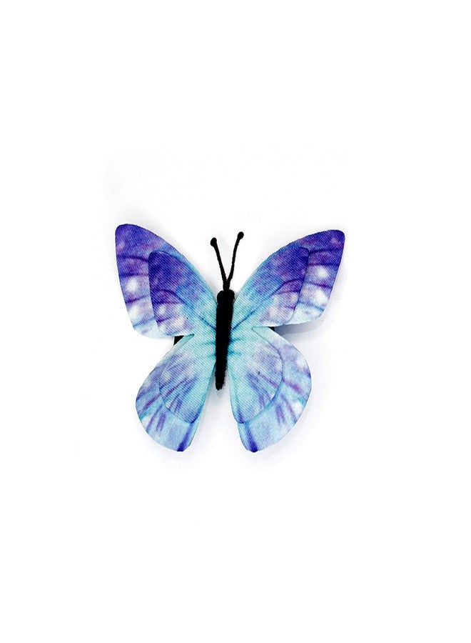 AASA Butterfly Hair Clip/Pins for Kids Hair Accessories Set of 2Pcs (Purple) - Image 3