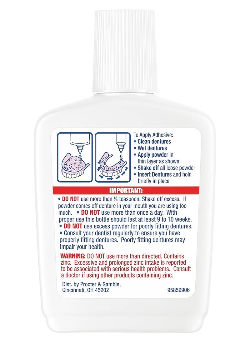 Fixodent Fixodent Denture Adhesive Powder, Extra Hold - 1.6 Oz  - Image 2