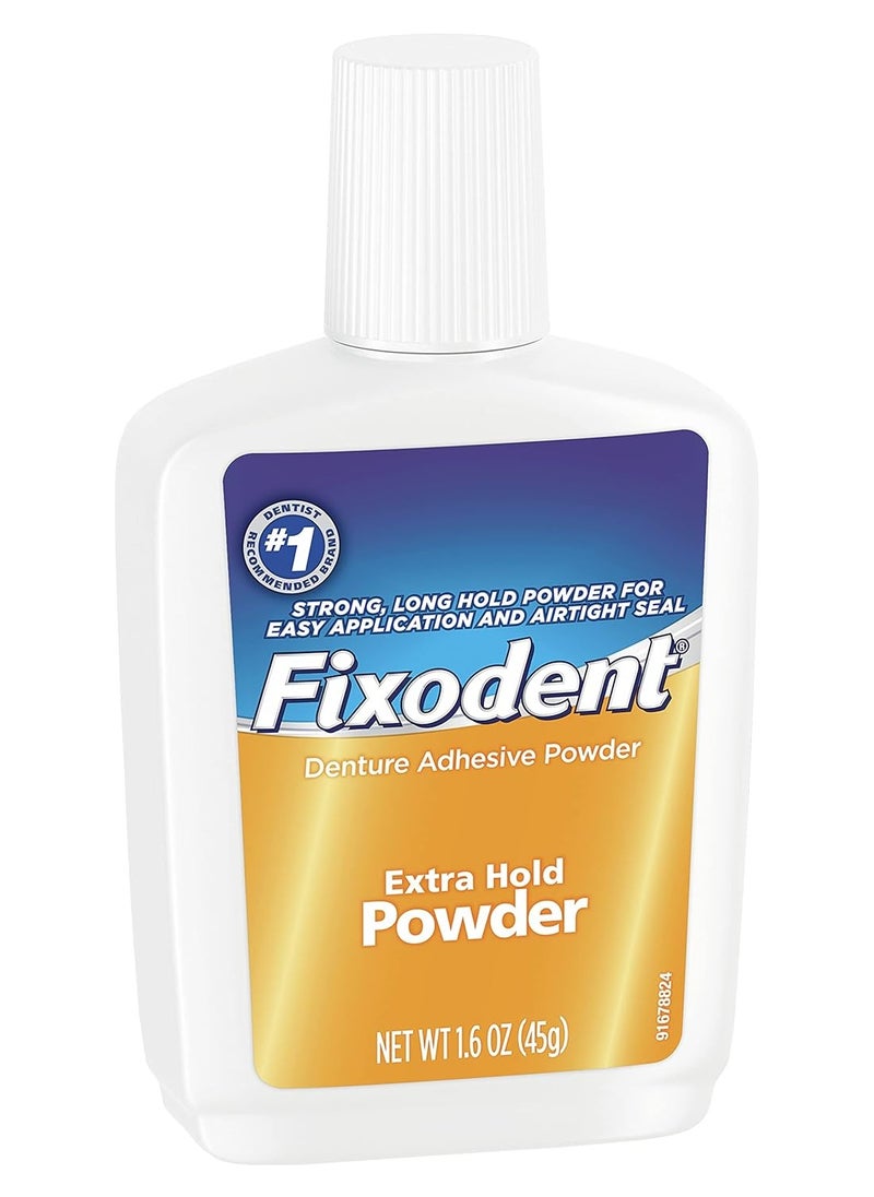 Fixodent Fixodent Denture Adhesive Powder, Extra Hold - 1.6 Oz  - Image 4