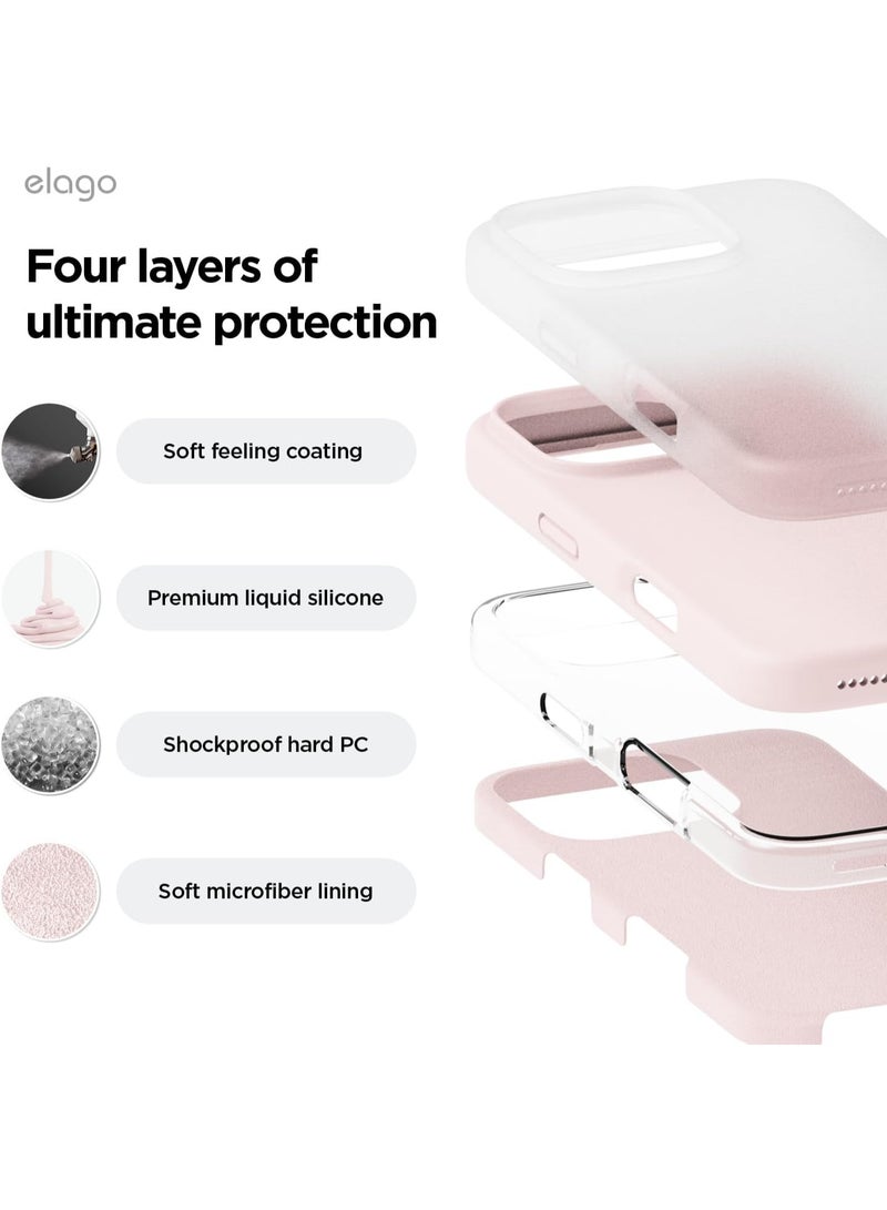 MUNTAQI Silicone Case for iPhone 14 Pro – Soft Liquid Silicone Gel Cover with Microfiber Lining, Slim Anti-Scratch Shockproof Protective Phone Case, Compatible with MagSafe – iPhone 14 Pro 6.1 Inch - Image 4