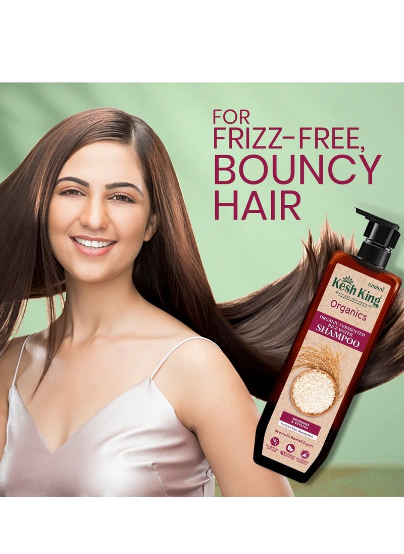 Kesh King Kesh King Organics - Organic Fermented Rice Water Shampoo for Nourished Frizz free hair 300ML  - Image 2