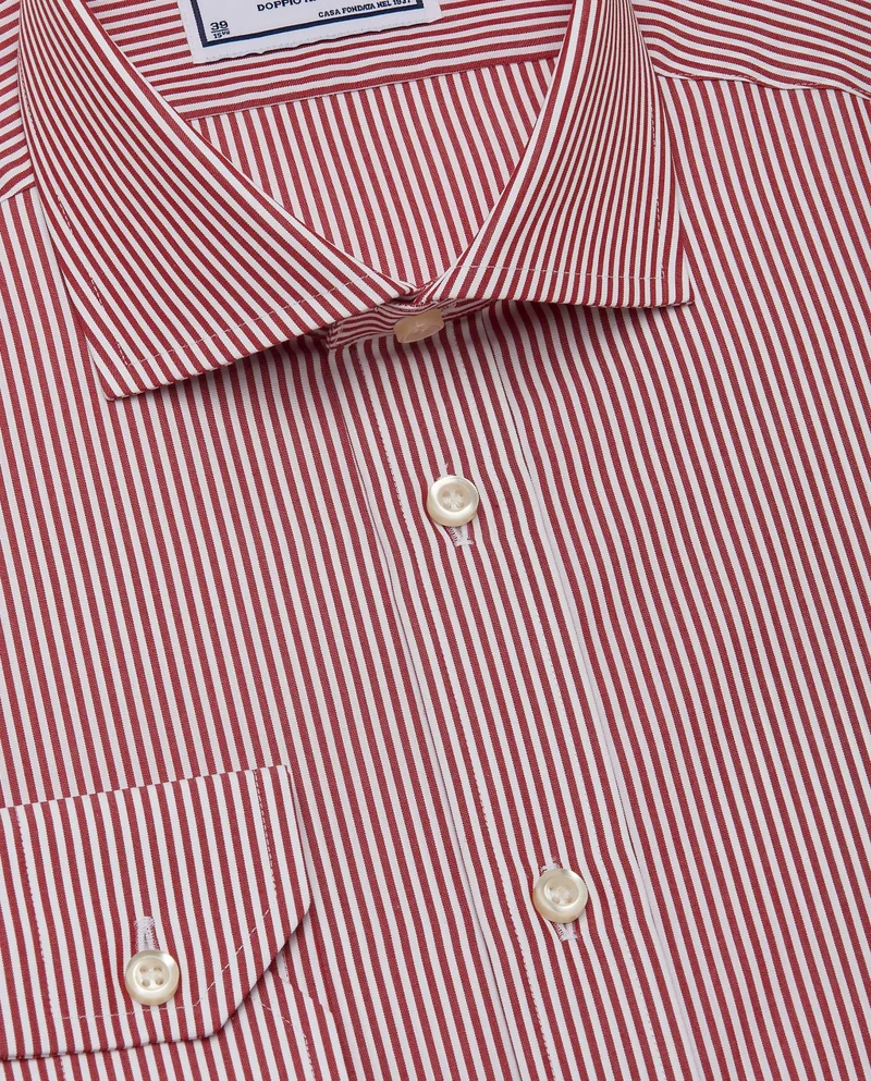 Camicissima Red Details Shirt