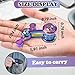 Chilvil Fidget Spinner for AdultsEaster Basket Stuffer Gift for Teen Boy Men Metal Silent Cool Gadgets Quiet Figette Office Desk Toy Anxiety Stress Calm Down Sensory Autism ADHD Valentines Day ColorBlue - Image 4