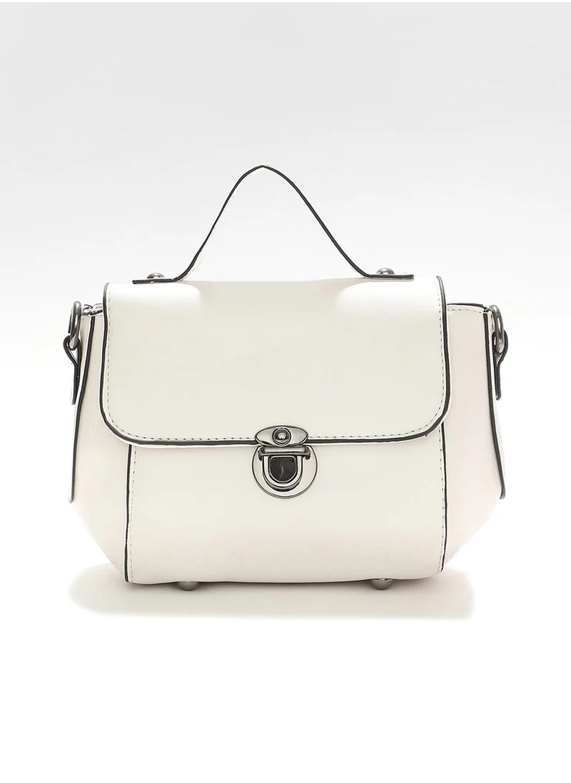 Haute Sauce Classy Companion White Cross Body Bag