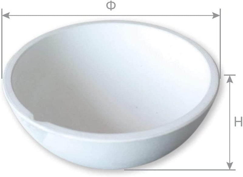 OTOOLWORLD Ceramic Crucible Bowl Dish Cup Furnace Melting Casting Refining Gold Silver (2pcs 100g) - Image 2