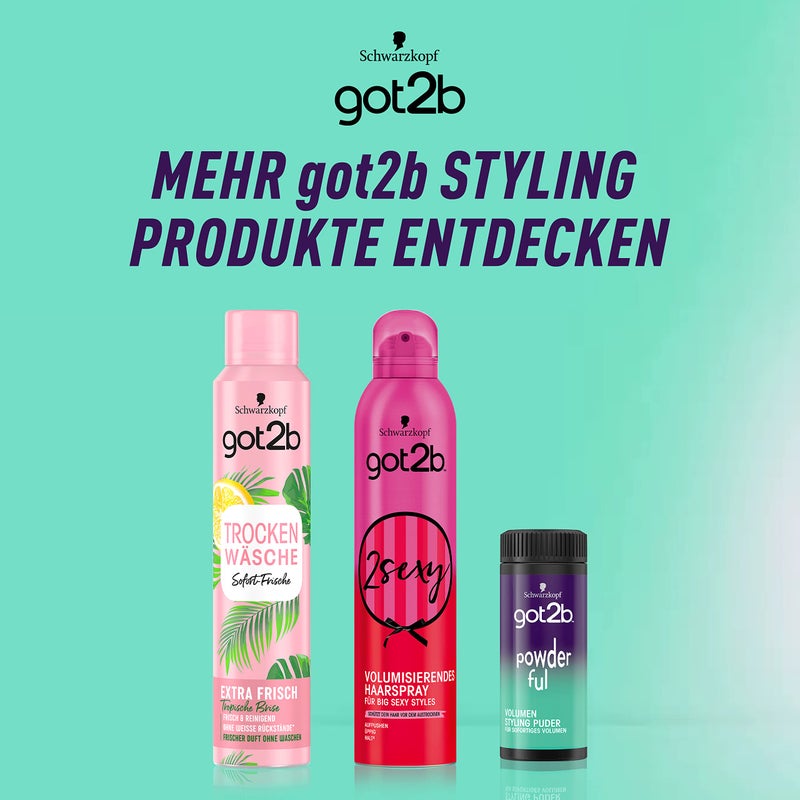 Got2B Schwarzkopf Powder'Ful Volumizing Styling Powder, 10g - Image 5
