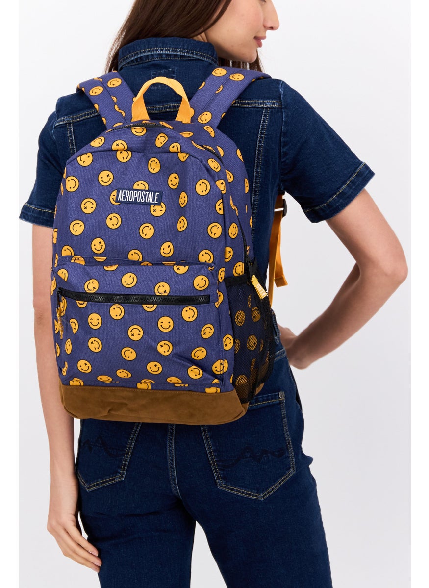 Aeropostale Women Brand Logo Backpack 42 H x 34 L x 12 W cm, Purple  - Image 3